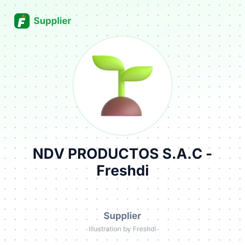 NDV PRODUCTOS S.A.C – summary card, no photo uploaded yet