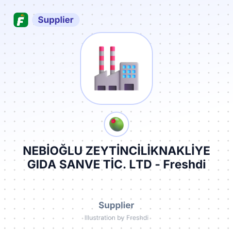 NEBİOĞLU ZEYTİNCİLİKNAKLİYE GIDA SANVE TİC. LTD – summary card, no photo uploaded yet