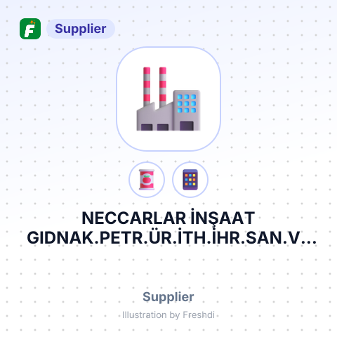 NECCARLAR İNŞAAT GIDNAK.PETR.ÜR.İTH.İHR.SAN.VE TİC. LTD – summary card, no photo uploaded yet