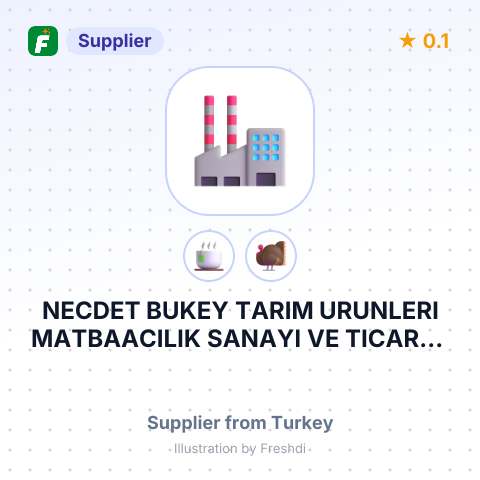 NECDET BUKEY TARIM URUNLERI MATBAACILIK SANAYI VE TICARET A S – summary card, no photo uploaded yet