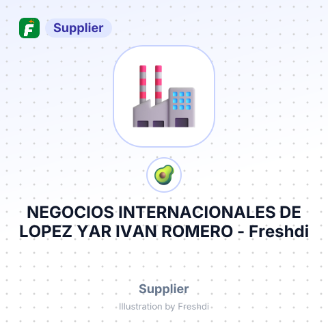 NEGOCIOS INTERNACIONALES DE LOPEZ YAR IVAN ROMERO – summary card, no photo uploaded yet