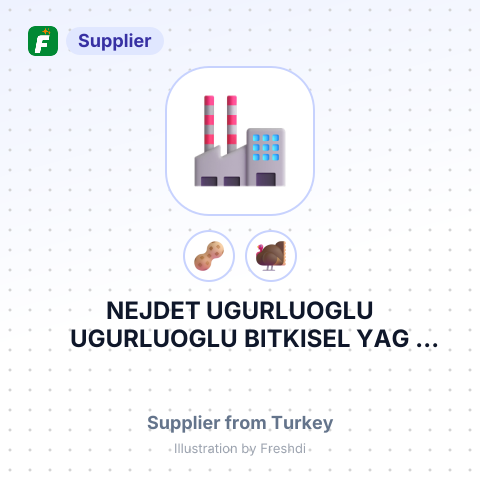 NEJDET UGURLUOGLU UGURLUOGLU BITKISEL YAG SANAYI NEJDET UGURLUOGLU – summary card, no photo uploaded yet
