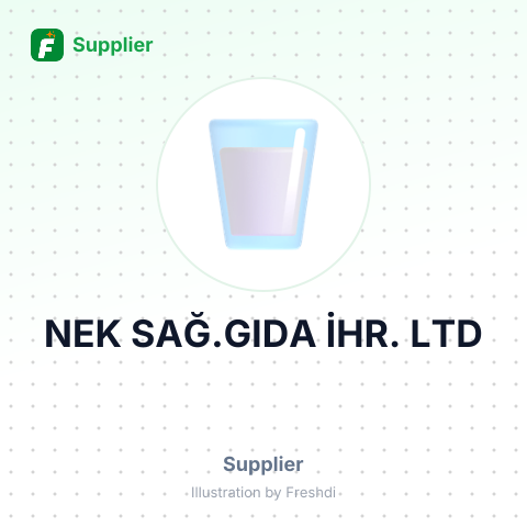 NEK SAĞ.GIDA İHR. LTD – summary card, no photo uploaded yet