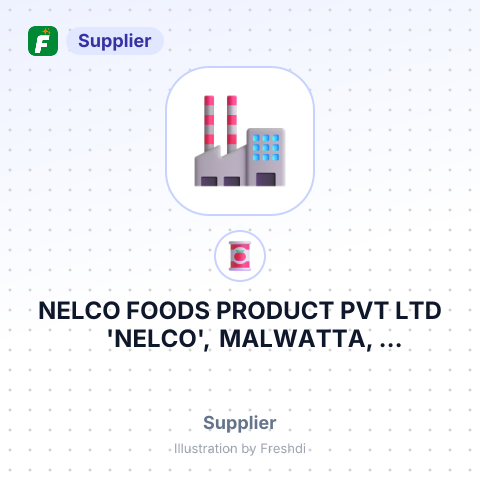 NELCO FOODS PRODUCT PVT LTD 'NELCO', MALWATTA, GODAKAWELA EXP ONLY TILL – summary card, no photo uploaded yet