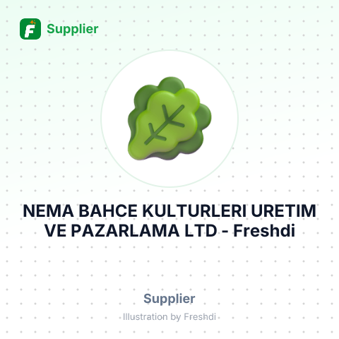 NEMA BAHCE KULTURLERI URETIM VE PAZARLAMA LTD – summary card, no photo uploaded yet