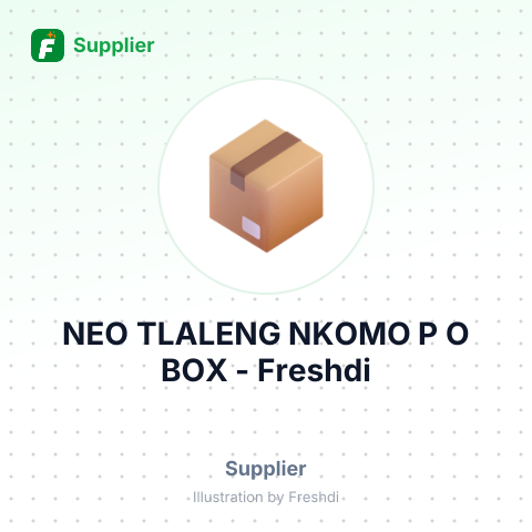 NEO TLALENG NKOMO P O BOX – summary card, no photo uploaded yet