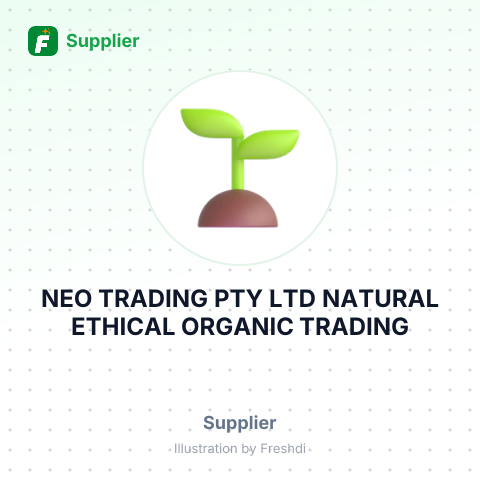 NEO TRADING PTY LTD NATURAL ETHICAL ORGANIC TRADING – summary card, no photo uploaded yet