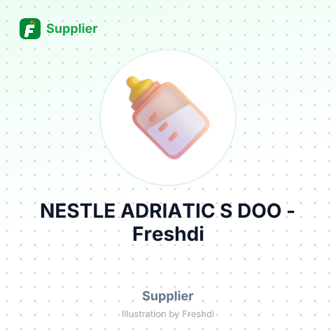 NESTLE ADRIATIC S DOO – summary card, no photo uploaded yet