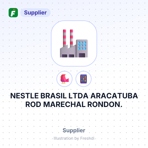 NESTLE BRASIL LTDA ARACATUBA ROD MARECHAL RONDON. – summary card, no photo uploaded yet