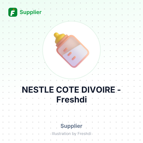 NESTLE COTE DIVOIRE – summary card, no photo uploaded yet