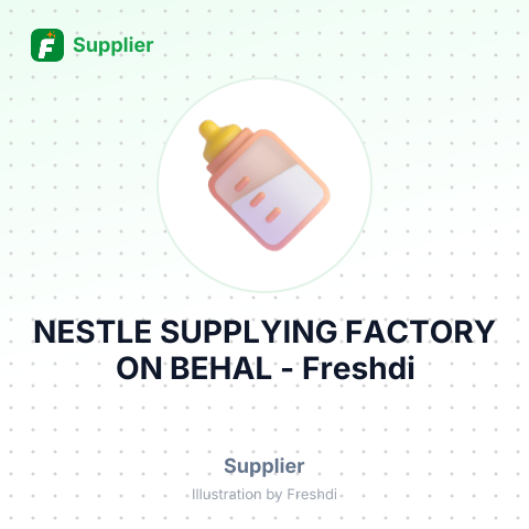 NESTLE SUPPLYING FACTORY ON BEHAL – summary card, no photo uploaded yet