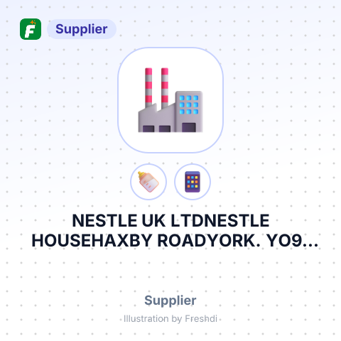 NESTLE UK LTDNESTLE HOUSEHAXBY ROADYORK. YO91 1XYV – summary card, no photo uploaded yet