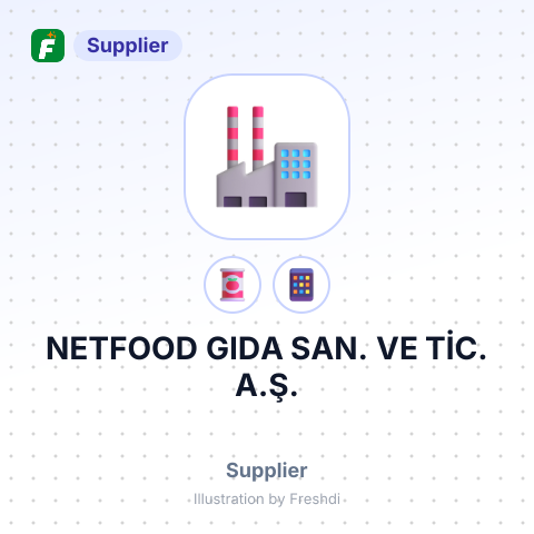 NETFOOD GIDA SAN. VE TİC. A.Ş. – summary card, no photo uploaded yet