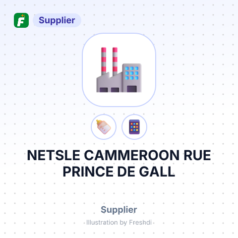 NETSLE CAMMEROON RUE PRINCE DE GALL – summary card, no photo uploaded yet