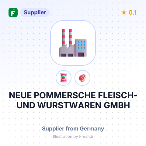 NEUE POMMERSCHE FLEISCH- UND WURSTWAREN GMBH – summary card, no photo uploaded yet