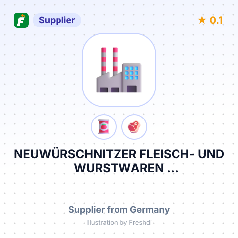 NEUWÜRSCHNITZER FLEISCH- UND WURSTWAREN AKTIENGESELLSCHAFT – summary card, no photo uploaded yet