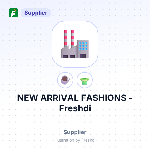 NEW ARRIVAL FASHIONS – summary card, no photo uploaded yet