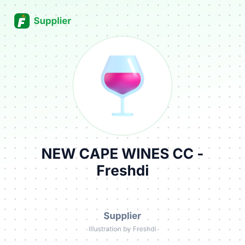 NEW CAPE WINES CC – summary card, no photo uploaded yet