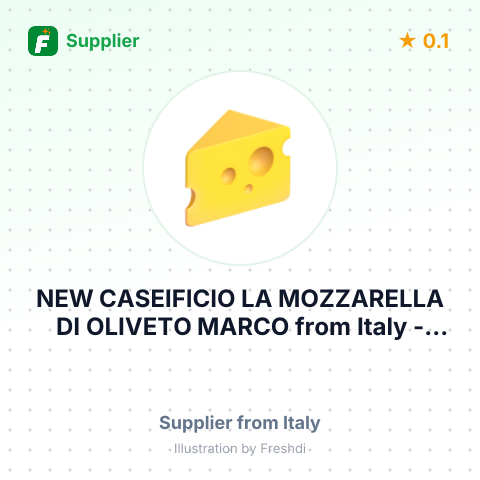 NEW CASEIFICIO LA MOZZARELLA DI OLIVETO MARCO – summary card, no photo uploaded yet