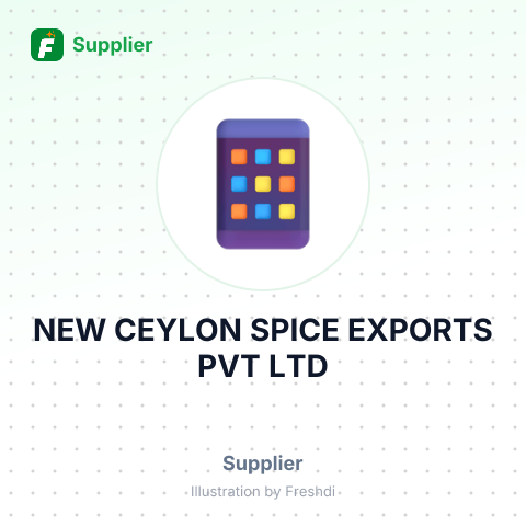 NEW CEYLON SPICE EXPORTS PVT LTD – summary card, no photo uploaded yet
