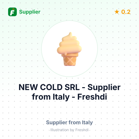 NEW COLD SRL – summary card, no photo uploaded yet