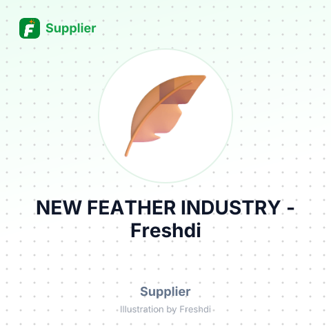 NEW FEATHER INDUSTRY – summary card, no photo uploaded yet