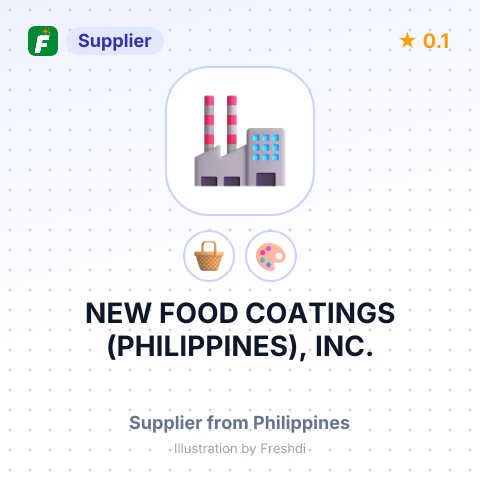 NEW FOOD COATINGS (PHILIPPINES), INC. – summary card, no photo uploaded yet