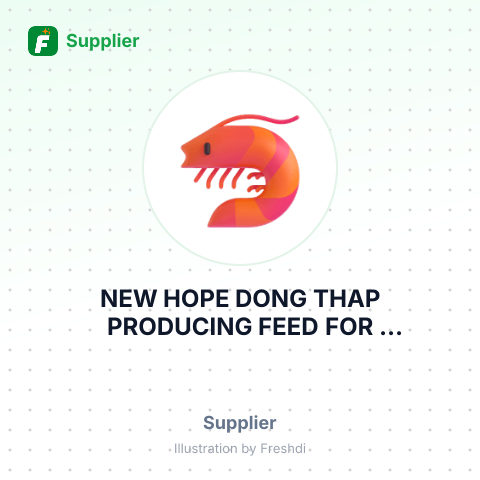 NEW HOPE DONG THAP PRODUCING FEED FOR AQUACULTURE CO.,LTD – summary card, no photo uploaded yet