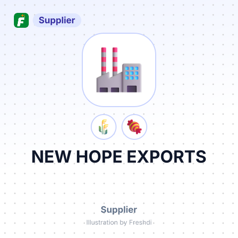 NEW HOPE EXPORTS – summary card, no photo uploaded yet