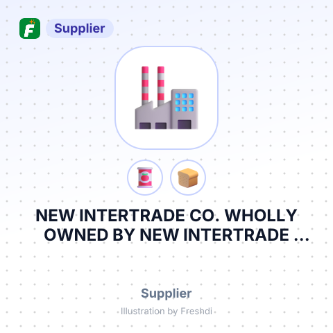 NEW INTERTRADE CO. WHOLLY OWNED BY NEW INTERTRADE FOODS CO., LTD – summary card, no photo uploaded yet