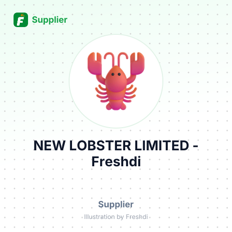 NEW LOBSTER LIMITED – summary card, no photo uploaded yet