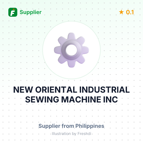 NEW ORIENTAL INDUSTRIAL SEWING MACHINE INC – summary card, no photo uploaded yet