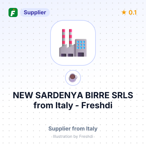NEW SARDENYA BIRRE SRLS – summary card, no photo uploaded yet
