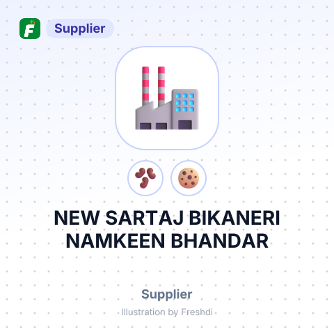 NEW SARTAJ BIKANERI NAMKEEN BHANDAR – summary card, no photo uploaded yet
