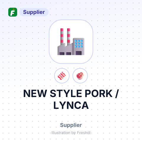 NEW STYLE PORK / LYNCA – summary card, no photo uploaded yet
