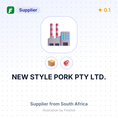 NEW STYLE PORK PTY LTD. – summary card, no photo uploaded yet