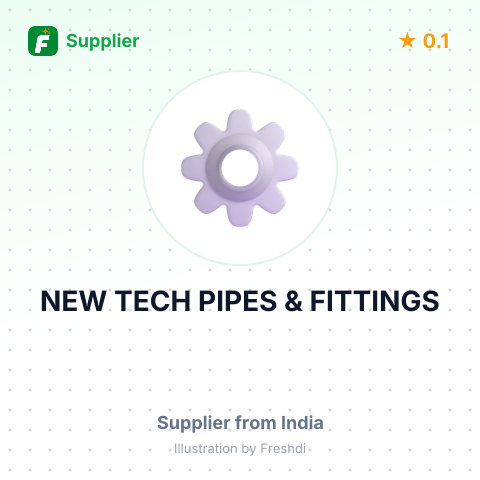NEW TECH PIPES & FITTINGS – summary card, no photo uploaded yet