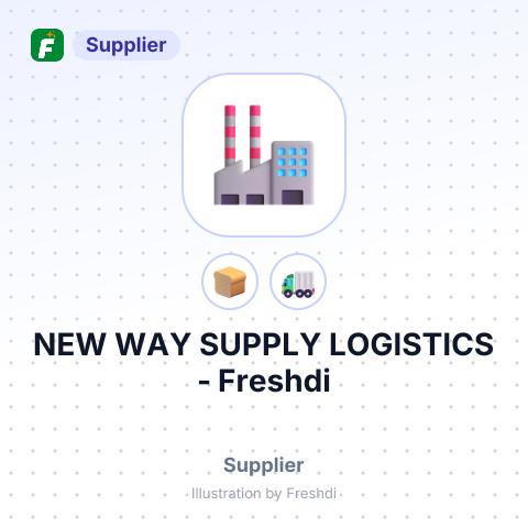 NEW WAY SUPPLY LOGISTICS – summary card, no photo uploaded yet