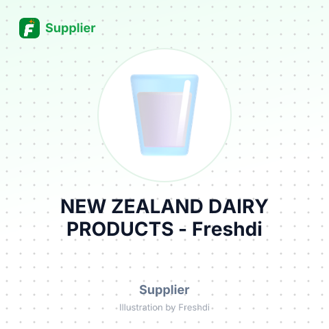 NEW ZEALAND DAIRY PRODUCTS – summary card, no photo uploaded yet