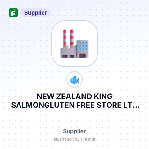 NEW ZEALAND KING SALMONGLUTEN FREE STORE LTD – summary card, no photo uploaded yet