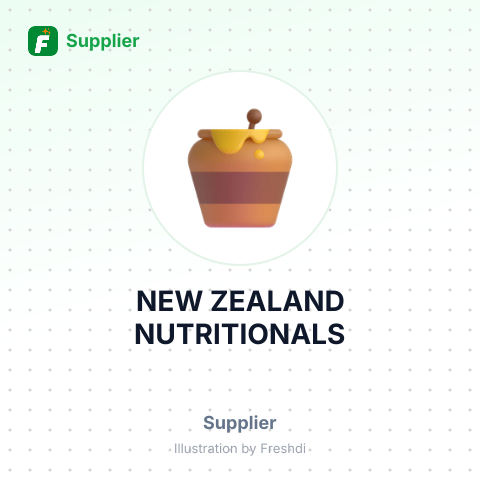 NEW ZEALAND NUTRITIONALS – summary card, no photo uploaded yet