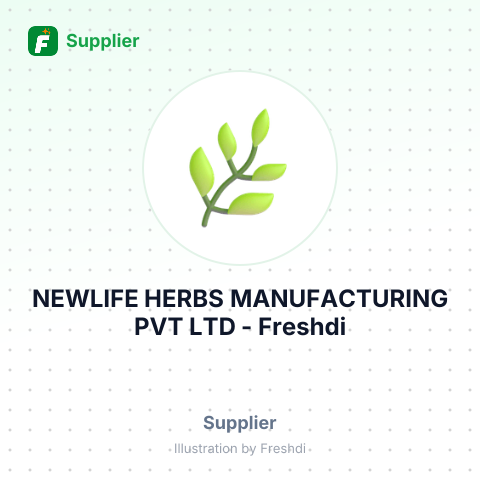 NEWLIFE HERBS MANUFACTURING PVT LTD – summary card, no photo uploaded yet