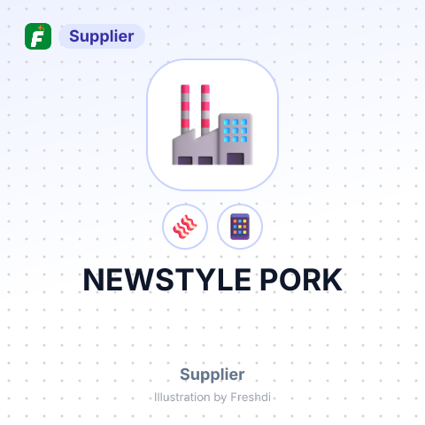 NEWSTYLE PORK – summary card, no photo uploaded yet