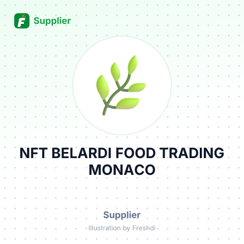 NFT BELARDI FOOD TRADING MONACO – summary card, no photo uploaded yet