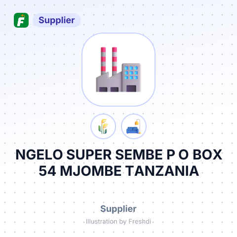 NGELO SUPER SEMBE P O BOX 54 MJOMBE TANZANIA – summary card, no photo uploaded yet