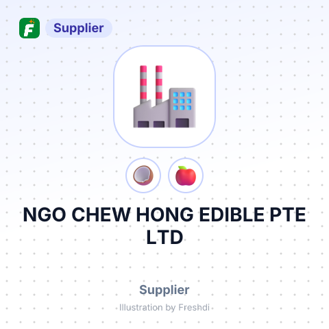 NGO CHEW HONG EDIBLE PTE LTD – summary card, no photo uploaded yet