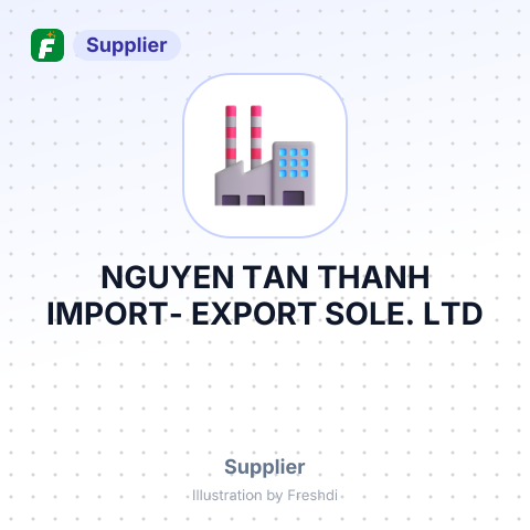 NGUYEN TAN THANH IMPORT- EXPORT SOLE., LTD – summary card, no photo uploaded yet