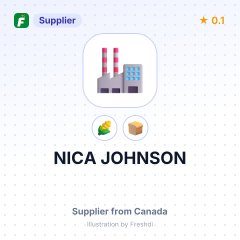 NICA JOHNSON – summary card, no photo uploaded yet