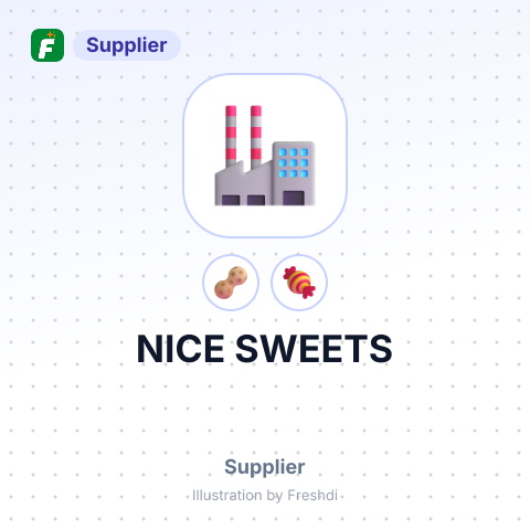 NICE SWEETS – summary card, no photo uploaded yet