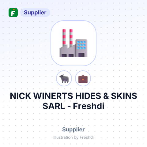 NICK WINERTS HIDES & SKINS SARL – summary card, no photo uploaded yet